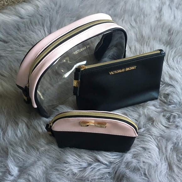 SOLD Victoria's Secret 3 Pack Cosmetic Bags - Picture 6 of 8